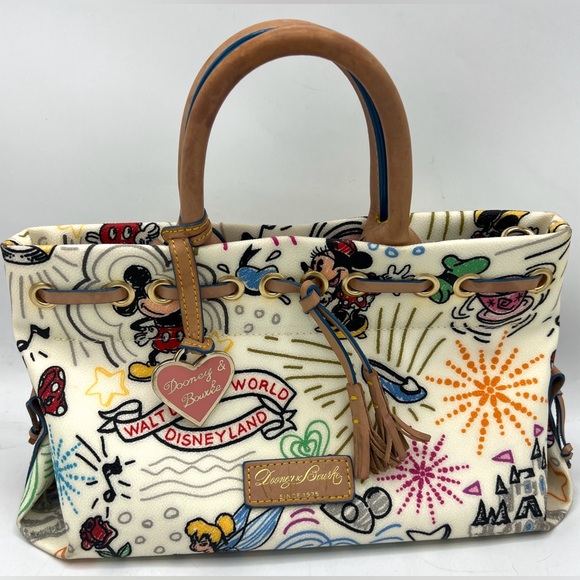 Dooney & Bourke Disney Sketch Tassel Tote - Picture 2 of 16